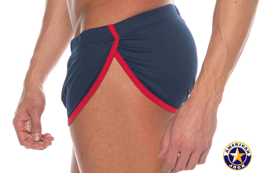 AMERICAN JOCK 8206 Herren Phys Ed Cool Down Short - Navy