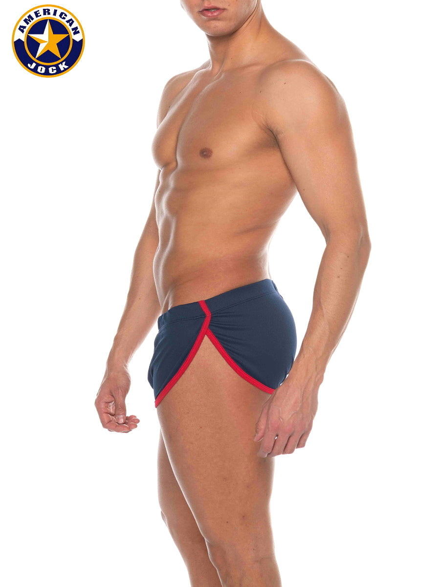 AMERICAN JOCK 8206 Herren Phys Ed Cool Down Short - Navy