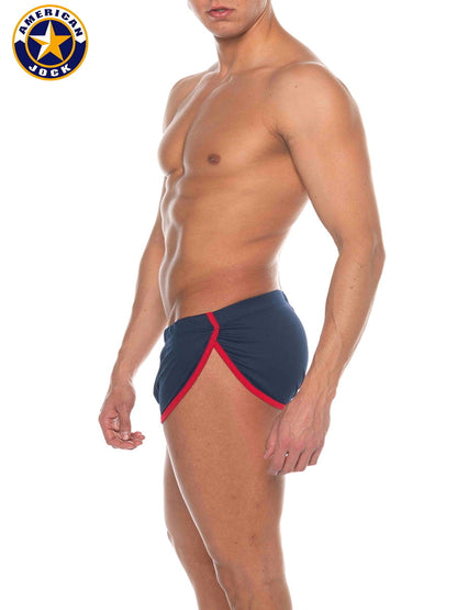 AMERICAN JOCK 8206 Herren Phys Ed Cool Down Short - Navy