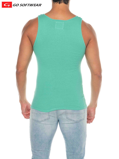 Go Softwear 4615 Pacific Ripp-Unterhemd für Herren – Spearmint
