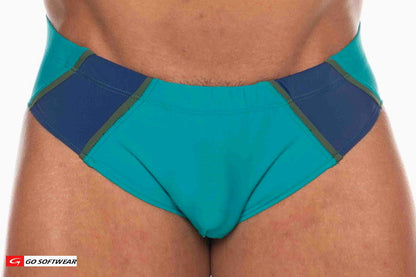 Go Softwear 4513 Men's Majorca Bikini Swim - Teal