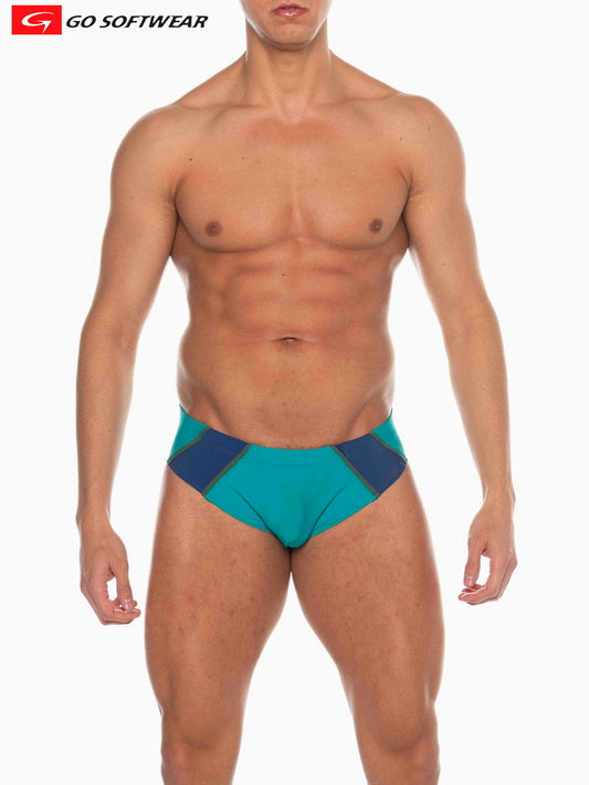Go Softwear 4513 Men's Majorca Bikini Swim - Teal