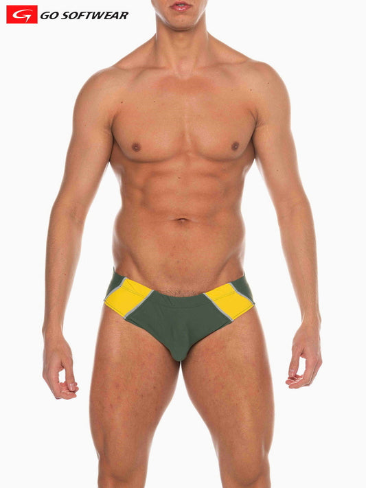 Go Softwear 4513 Men's Majorca Bikini Swim - Olive