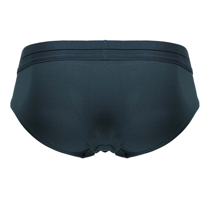 Green hawaI 41963 microfiber briefs with smooth stretchy fabric and elastic waistband for comfortable wear