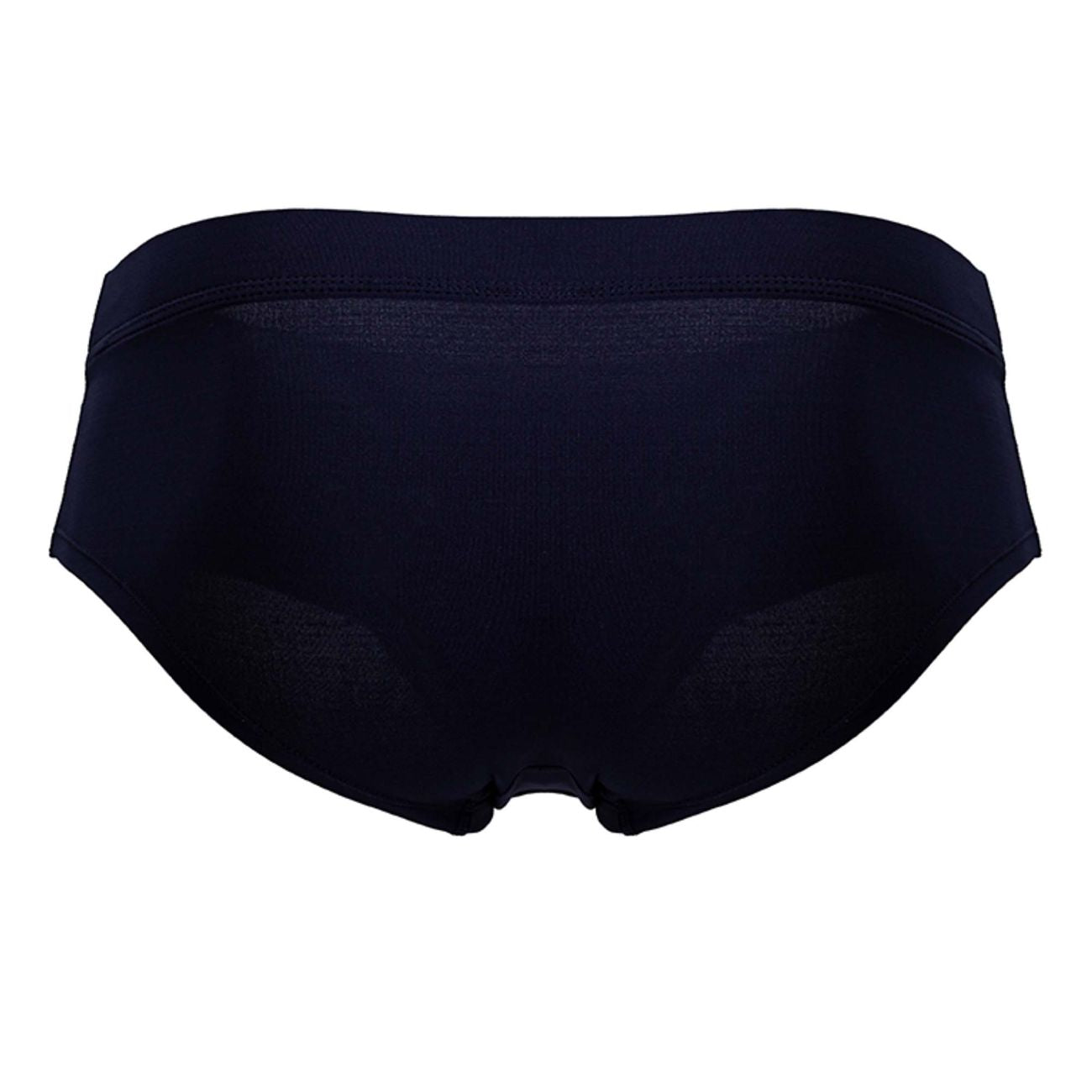 Black seamless microfiber briefs with smooth stretchy fabric and contoured design in dark blue hawai 42241