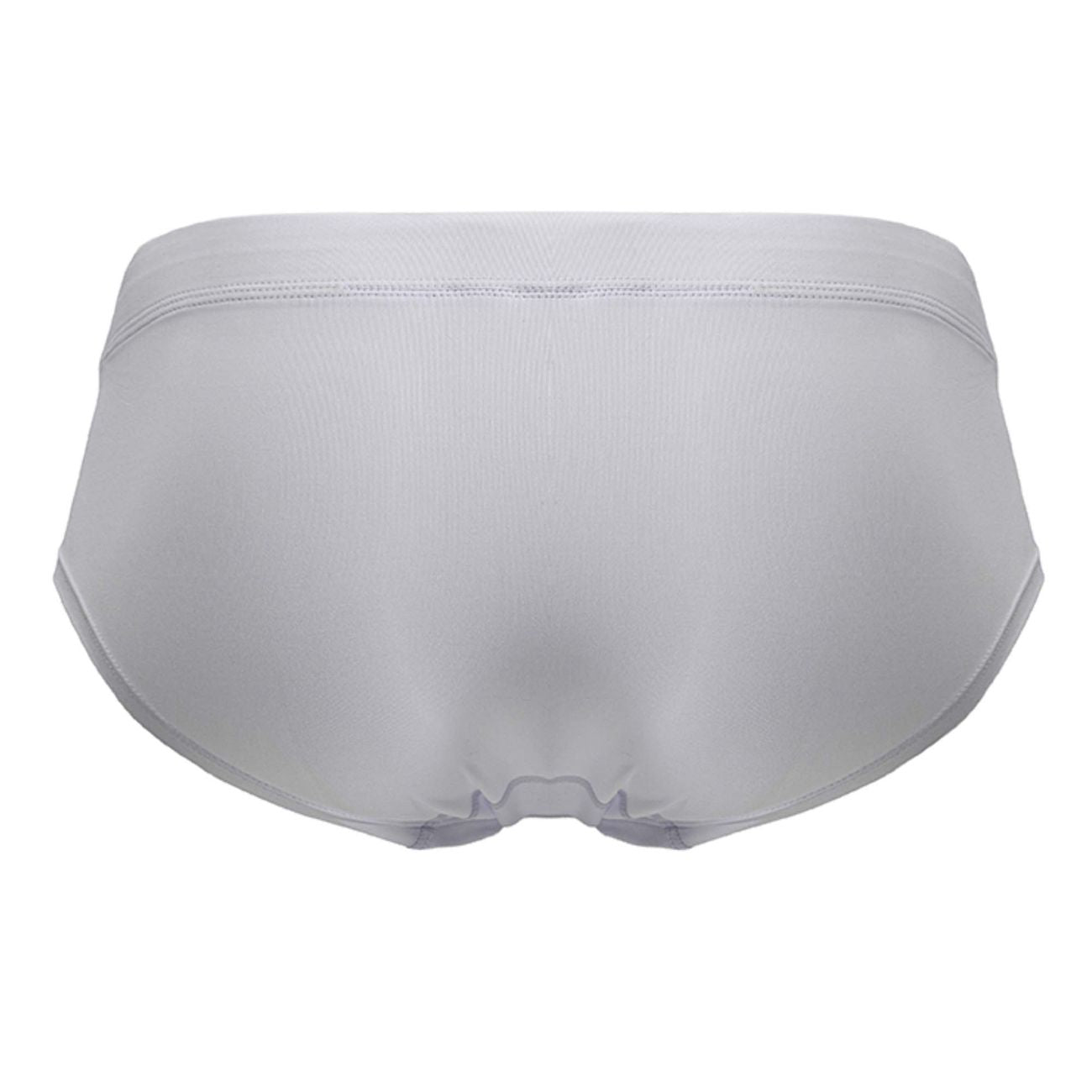 A sleek white hawaI 42241 microfiber brief with smooth fabric finish and subtle waistband stitching