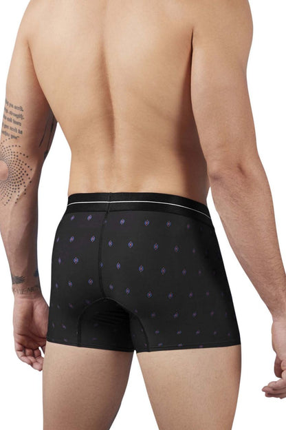 HAWAI 42520 Bedruckte Mikrofaser-Badehose, Farbe Schwarz