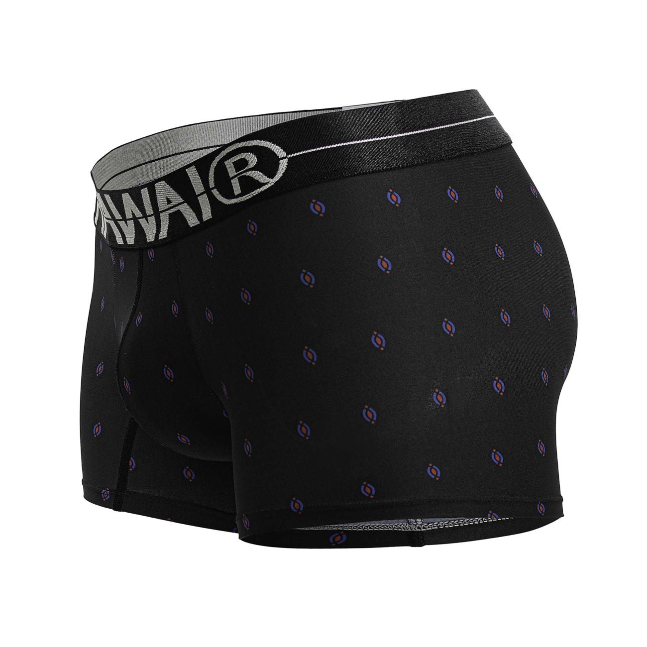HAWAI 42520 Bedruckte Mikrofaser-Badehose, Farbe Schwarz