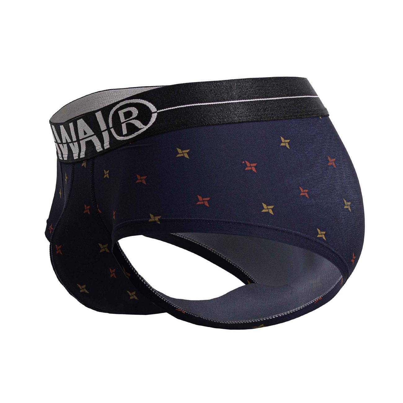 HAWAI 42530 Bedruckter Mikrofaser-Slip, Farbe Blau