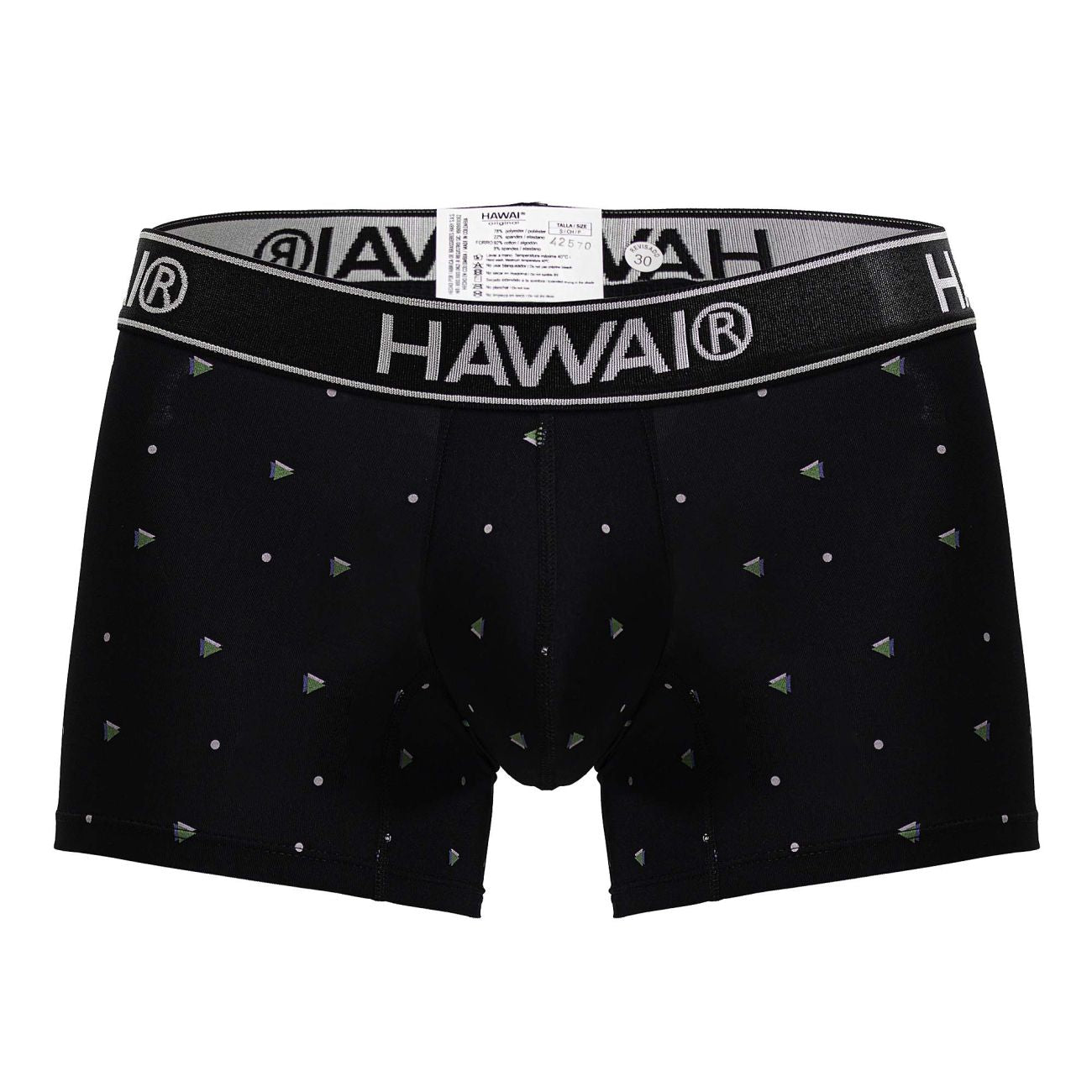 HAWAI 42570 Mikrofaser-Badehose, Farbe Schwarz
