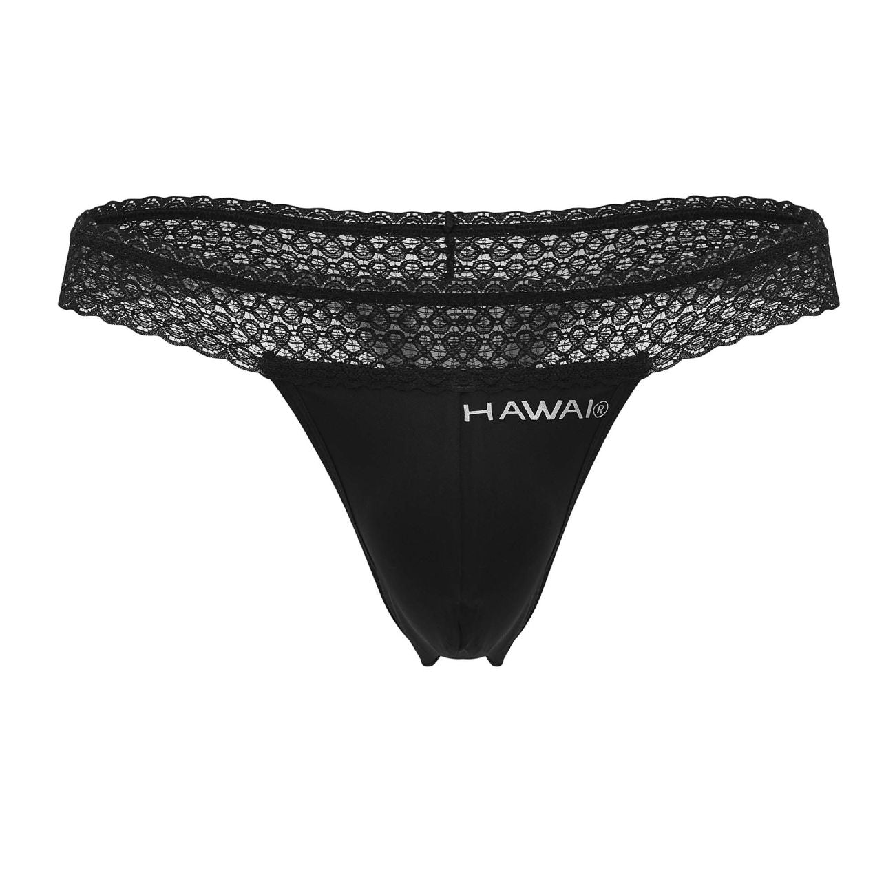 HAWAI 42347 Mikrofaser-Strings Farbe Schwarz