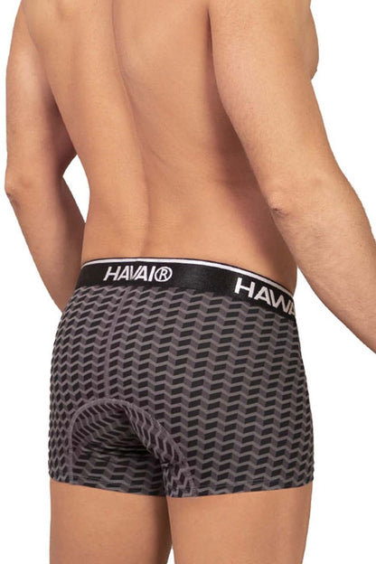 HAWAI 42371 Bedruckte Badehose Farbe Grau