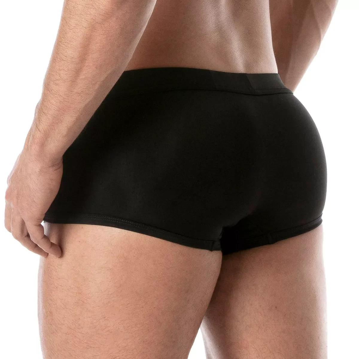 Black holidays swim trunk briefs with smooth form-fitting design ideal for comfortable swimwear use