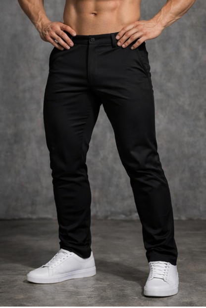 Jed North Men's Hybrid Athletic Pants - Black