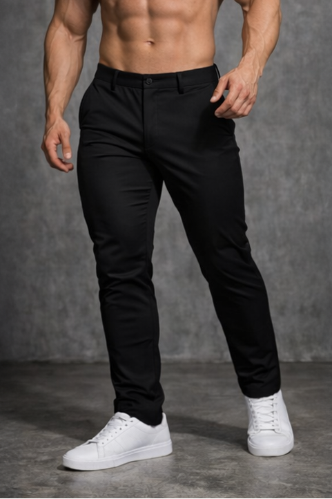 Jed North Men's Hybrid Athletic Pants - Black