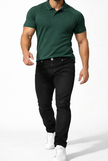 Jed North Men's Men's Fitted Stretchy Pants - Black