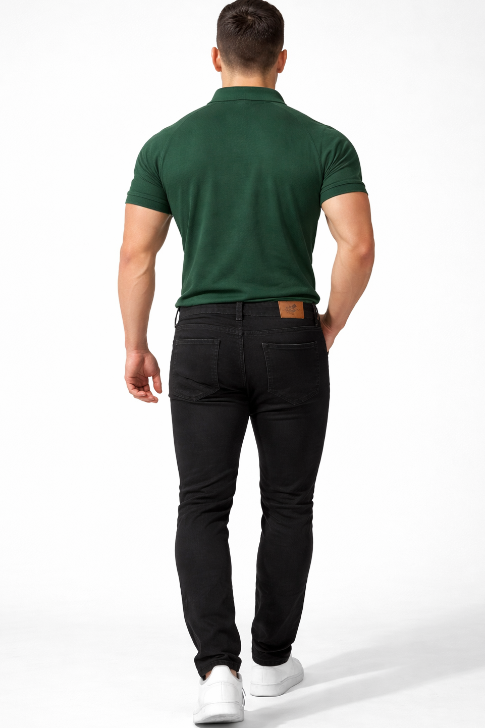 Jed North Men's Men's Fitted Stretchy Pants - Black