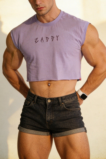 JJ Malibu Men's Escapism Muscle-Fit Crop Tank - Zaddy