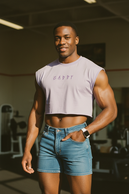 JJ Malibu Men's Escapism Muscle-Fit Crop Tank - Zaddy