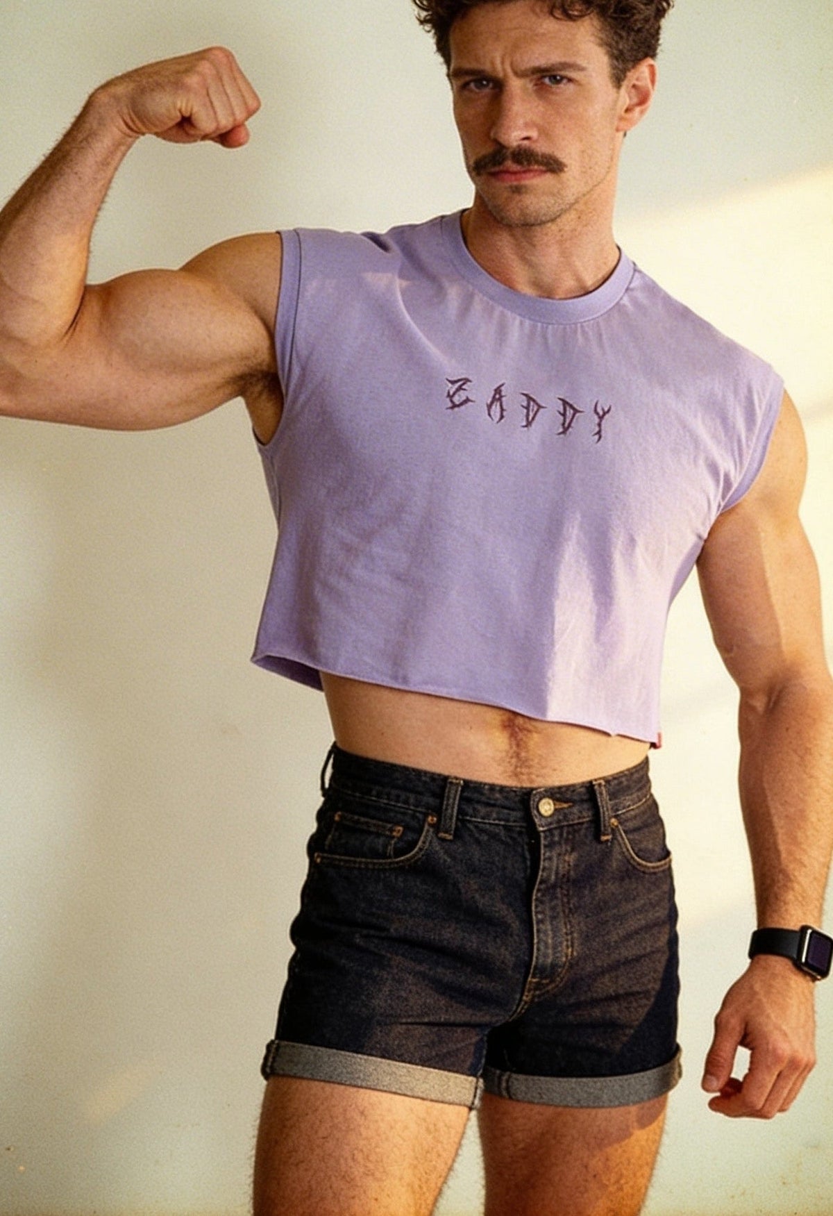 JJ Malibu Men's Escapism Muscle-Fit Crop Tank - Zaddy