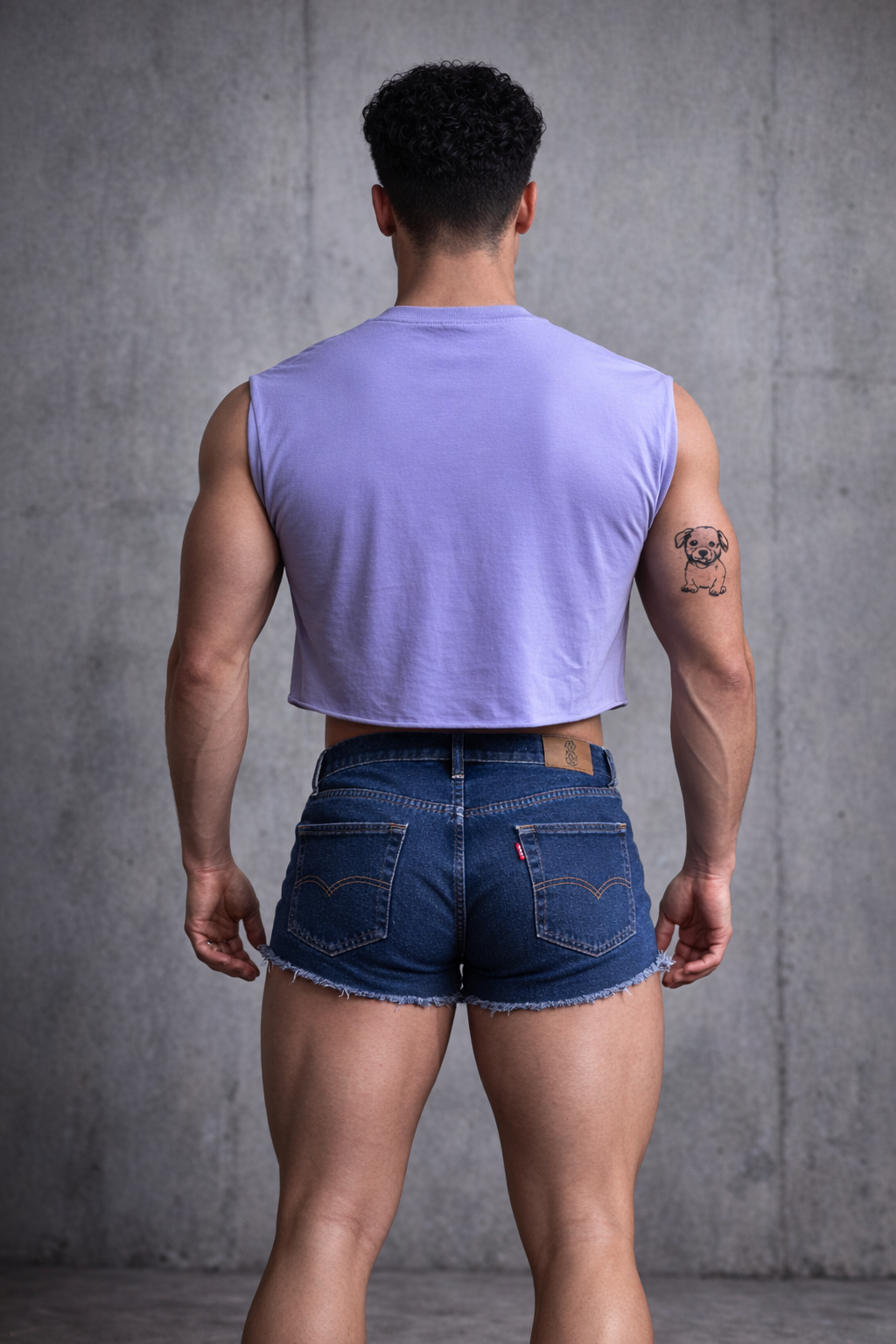 JJ Malibu Men's Escapism Muscle-Fit Crop Tank - Zaddy