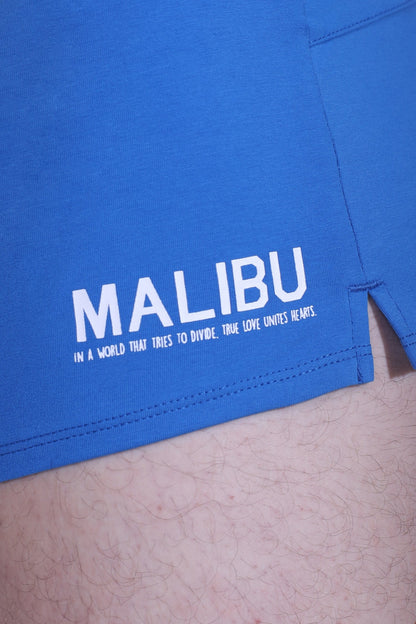 JJ Malibu Men's Stretch-It 2" Short Shorts - True Blue