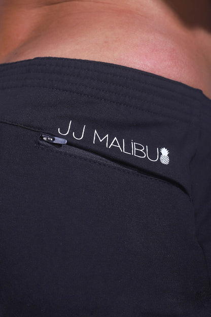 JJ Malibu Men's Stretch-It 2" Short Shorts - Midnight Black