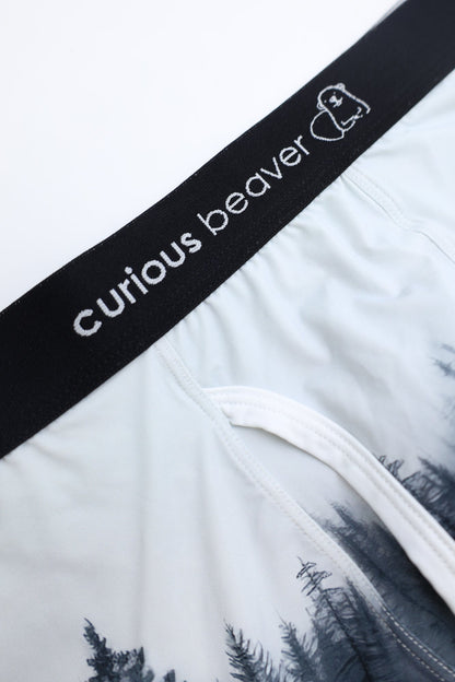 Curious Beaver Men's Boxer Briefs - Forest