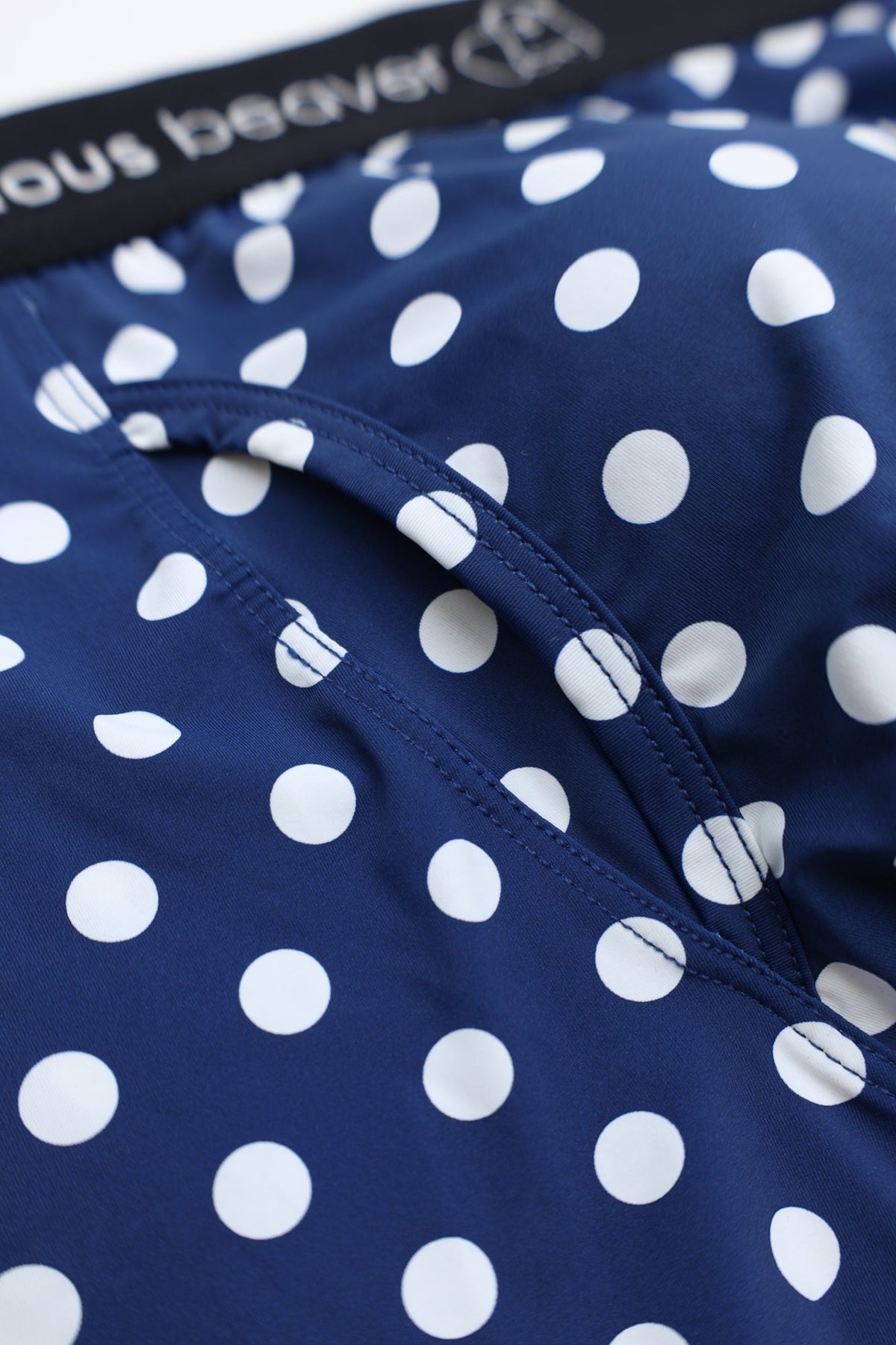 Curious Beaver Men's Boxer Briefs - Polka Dots