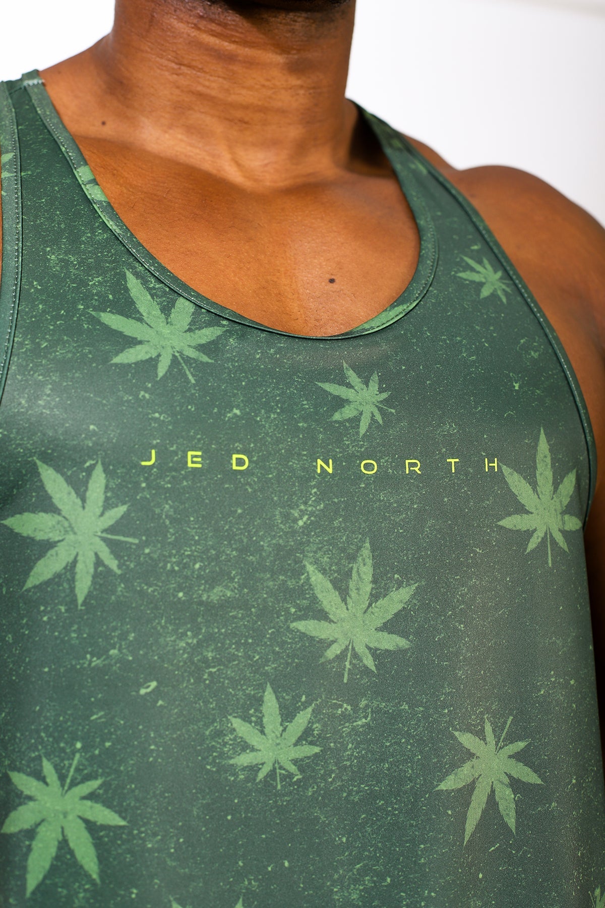 Jed North Men's Graphic Muscle Stringer - 420 Friendly