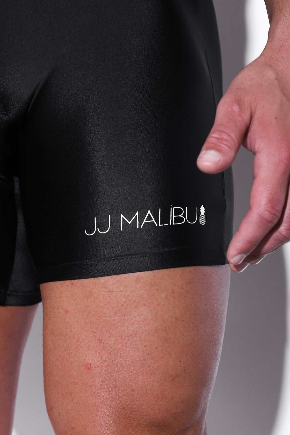 JJ Malibu Men's Men's Athletic Wrestling Singlet Bodysuit  - Obsidian