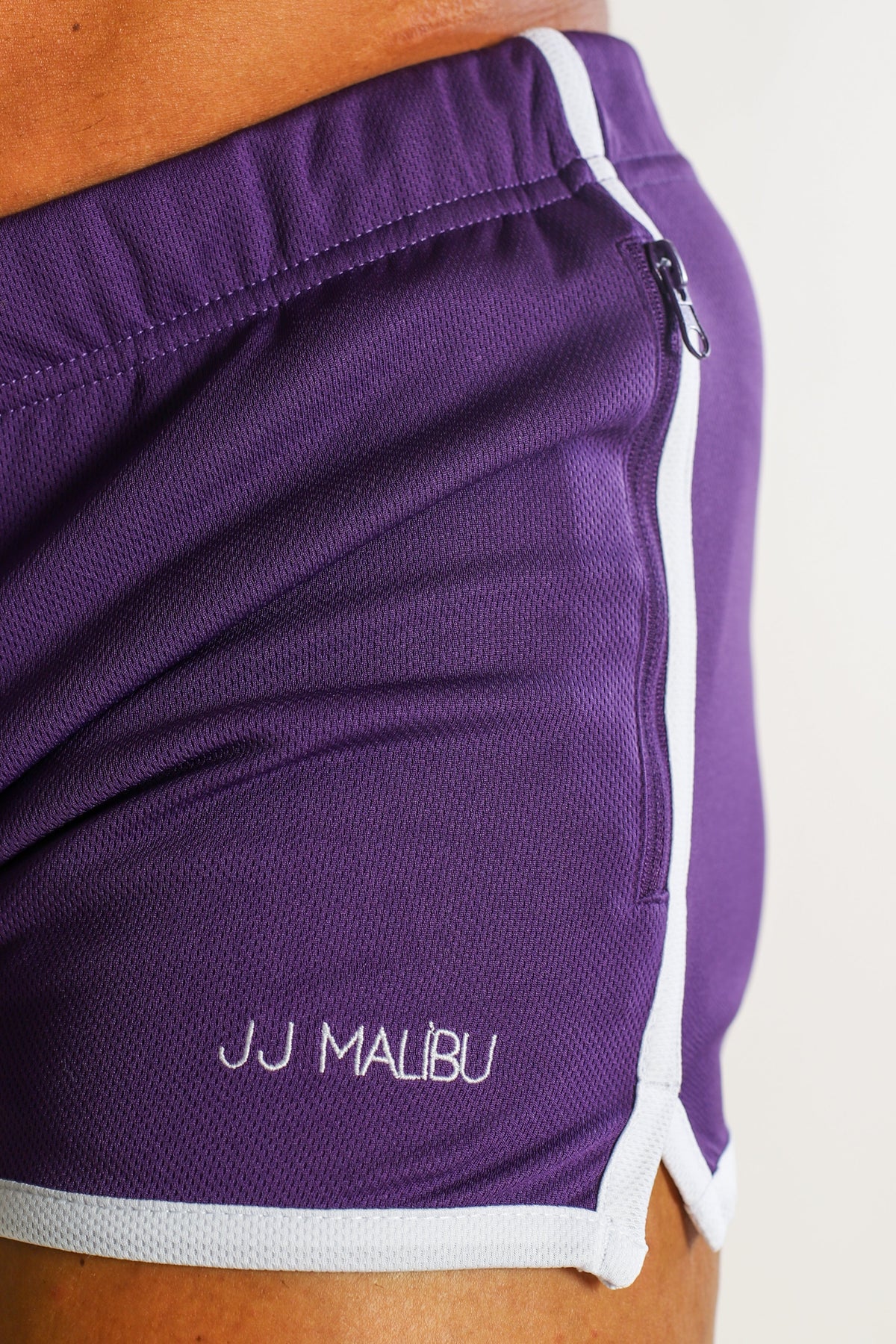 JJ Malibu Men's For-the-Night 2" Gym Short Shorts with Drawstring - Dark Plum