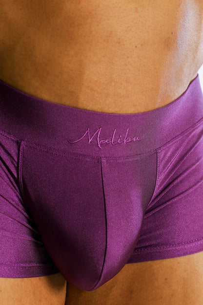 JJ Malibu Men's Dynamic Sheen Boxer Briefs - Magenta