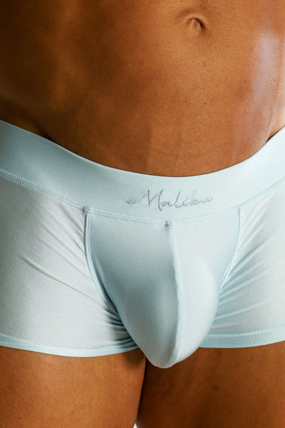 JJ Malibu Men's Dynamic Sheen Boxer Briefs - Arctic Blue