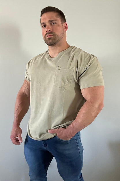 Jed North Men's Classic Premium Pocket T-Shirt - Pistachio Green