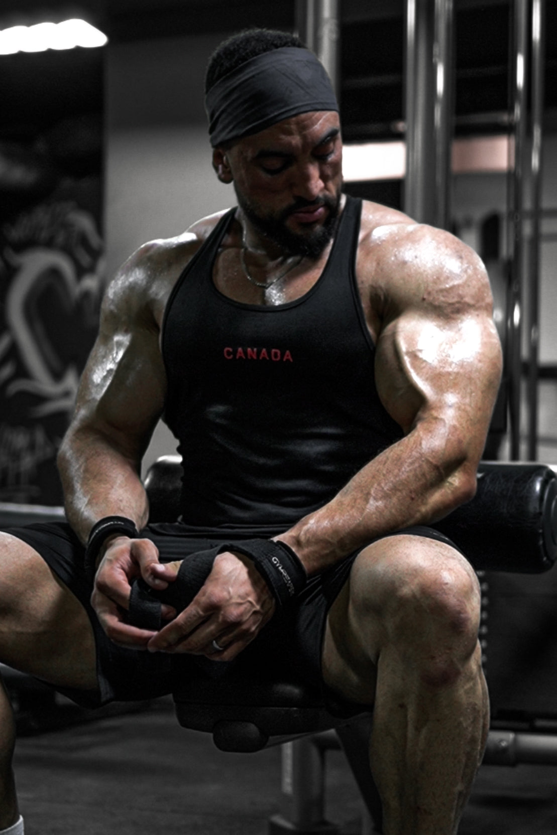 Jed North Men's Fast-Dry Bodybuilding Workout Stringer - OH CANADA