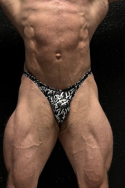 Jed North Men's Men's Bodybuilding Posing Trunks - Chaotic