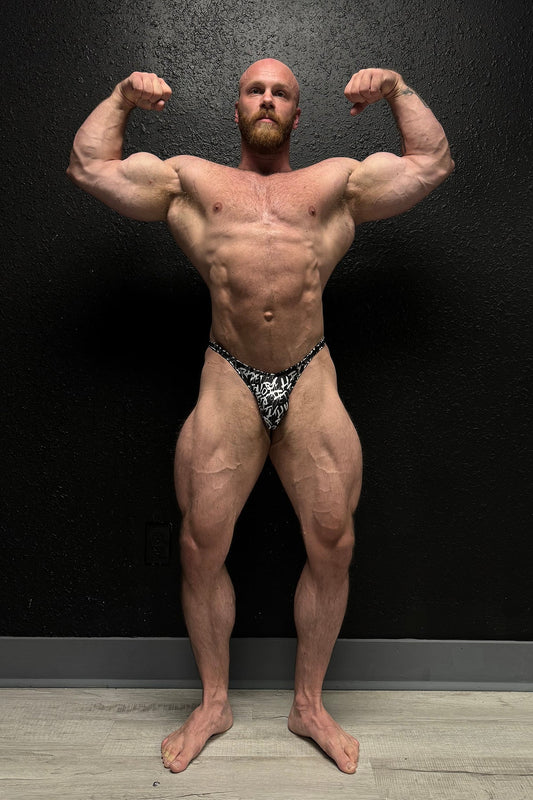 Jed North Men's Men's Bodybuilding Posing Trunks - Chaotic