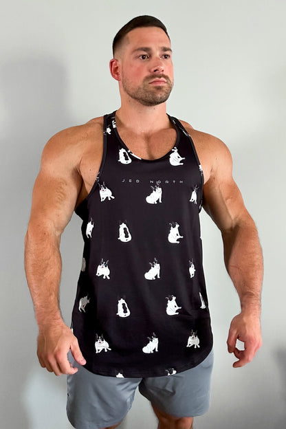 Jed North Men's Graphic Muscle Stringer - Bulldogs