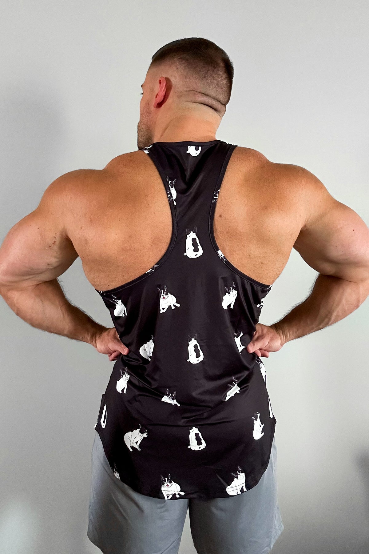 Jed North Men's Graphic Muscle Stringer - Bulldogs