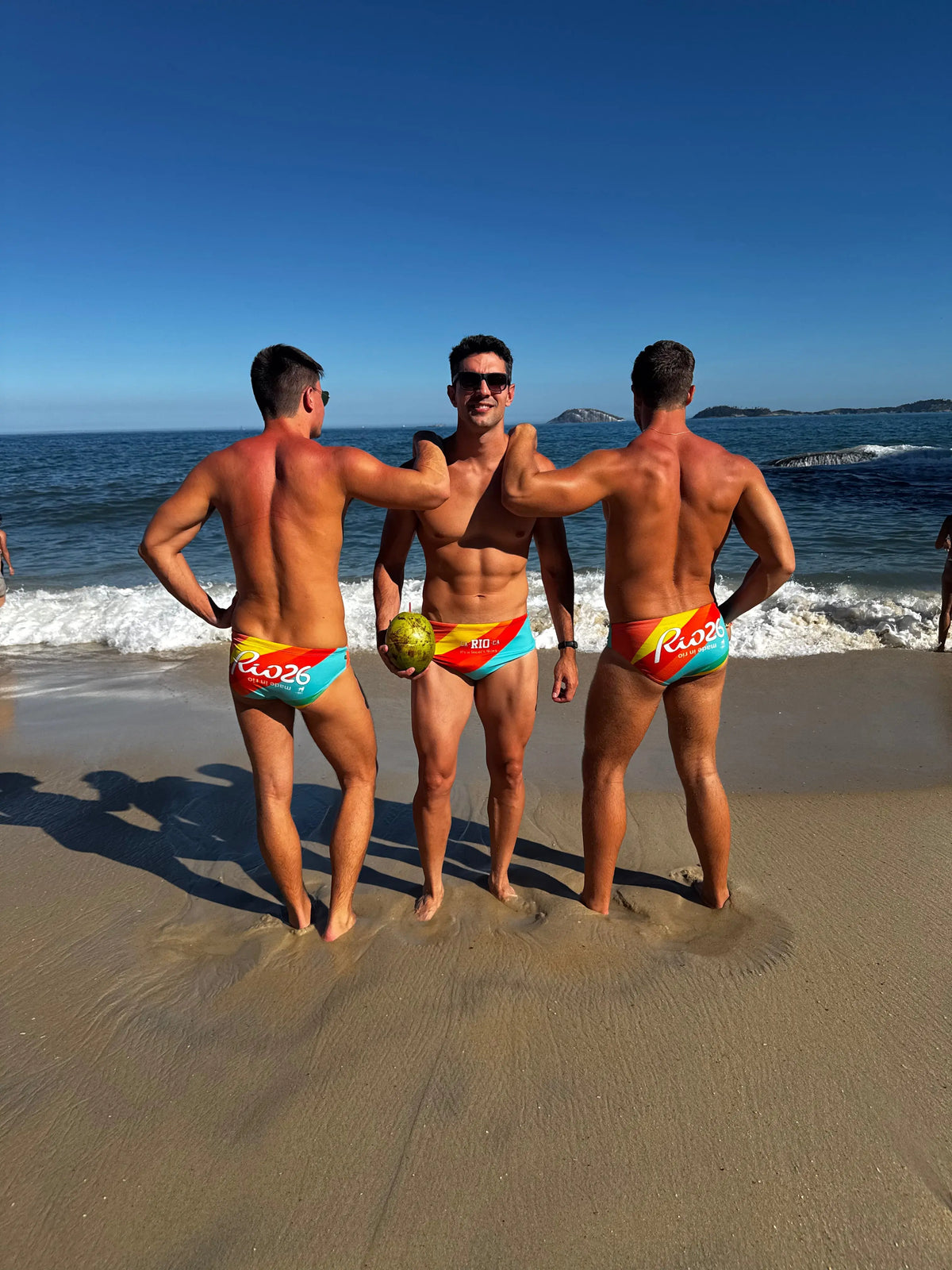 CA-RIO-CA RIO26 SUNGA Print - Designer-Badehose für Herren