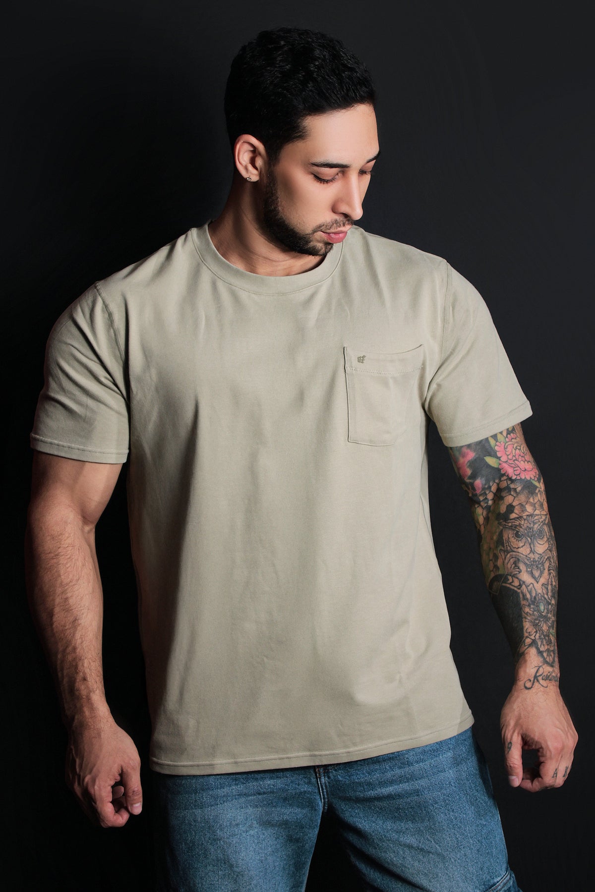 Jed North Men's Classic Premium Pocket T-Shirt - Pistachio Green