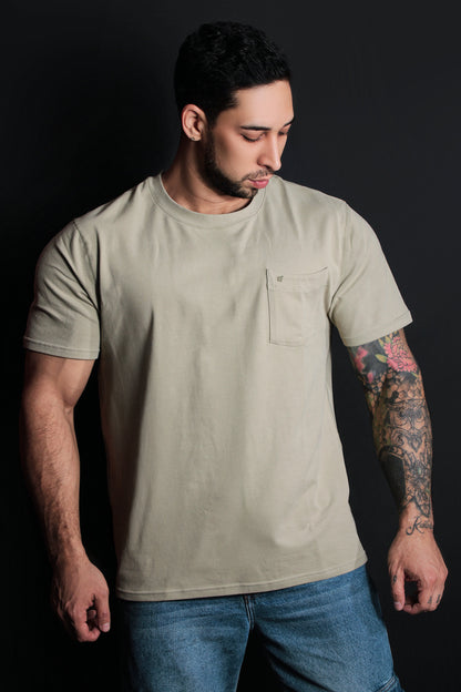 Jed North Men's Classic Premium Pocket T-Shirt - Pistachio Green
