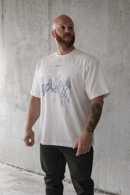 Jed North Men's Vintage Oversized T-Shirt - Electric Logo