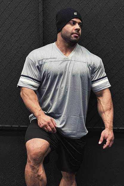 Jed North Men's Jed North Warrior V-Neck Jersey - Gray
