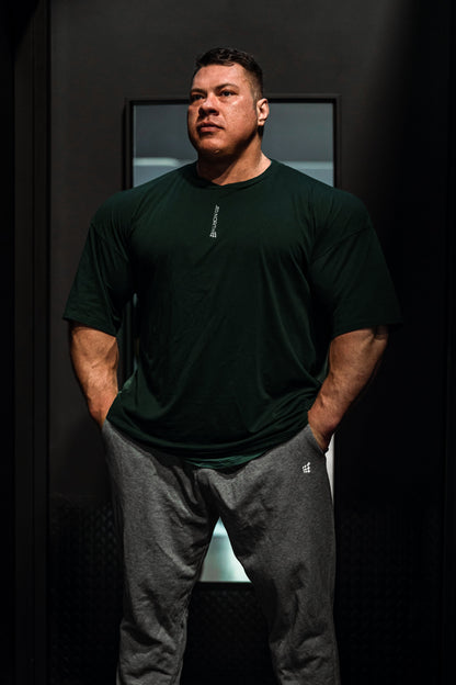 Jed North Men's Energy Oversized T-Shirt - Forest Green