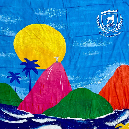 CA-RIO-CA PÃ£o de aÃ§Ãºcar Canga de Praia- Brazilian Beach Towel (Sarong / Pareo)