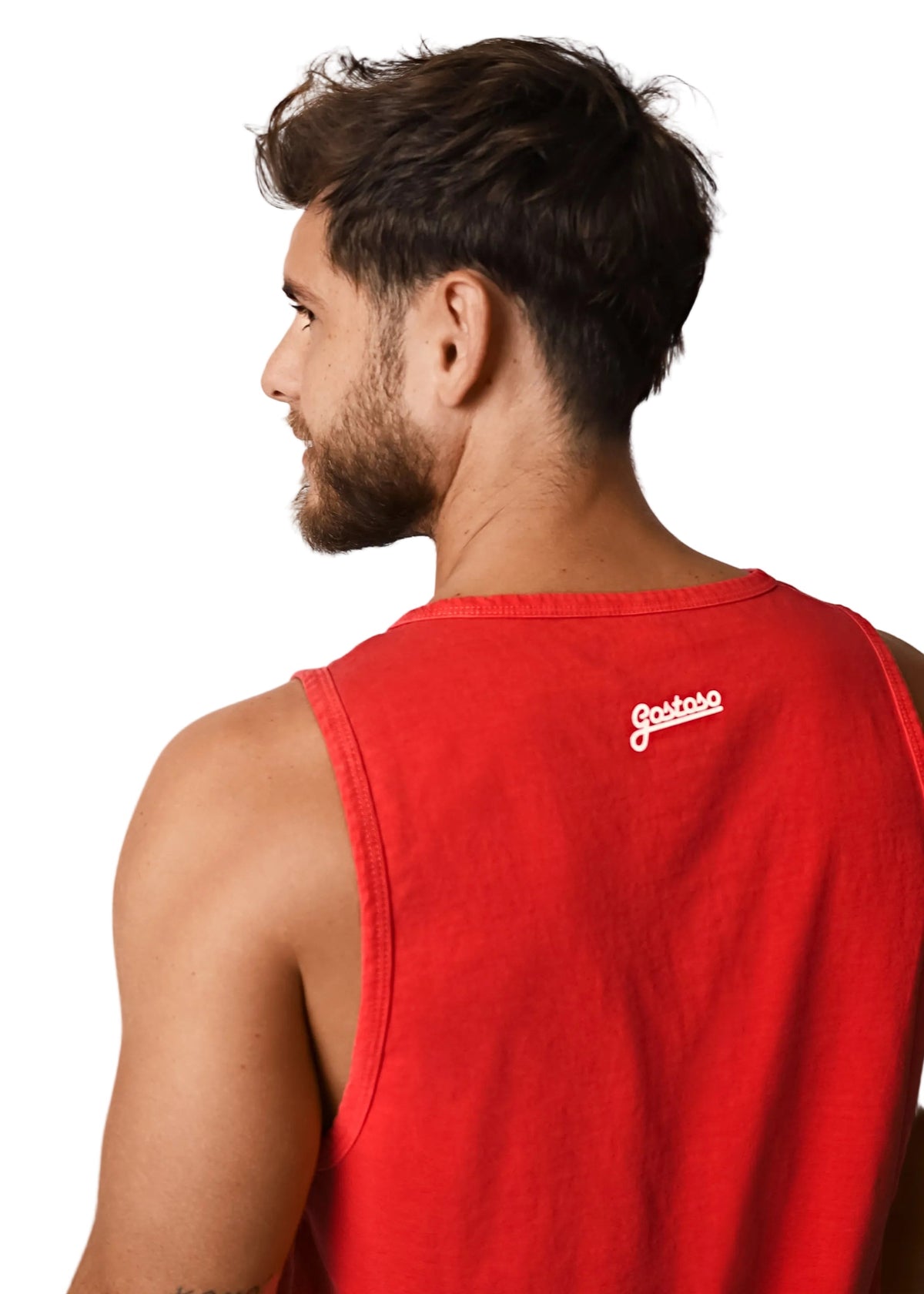 CA-RIO-CA GOSTOSO Red Tank  - Men's tank top