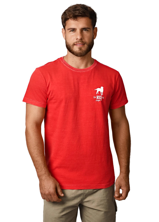 CA-RIO-CA Logotipo Red Tees - Men's T-Shirt