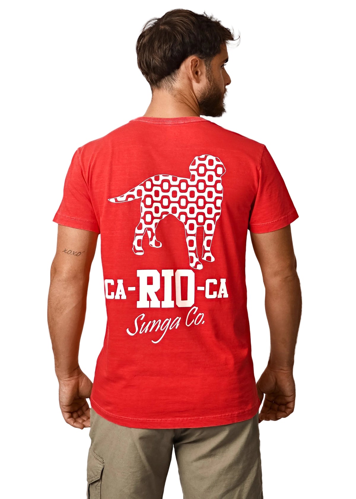 CA-RIO-CA Logotipo Red Tees - Men's T-Shirt